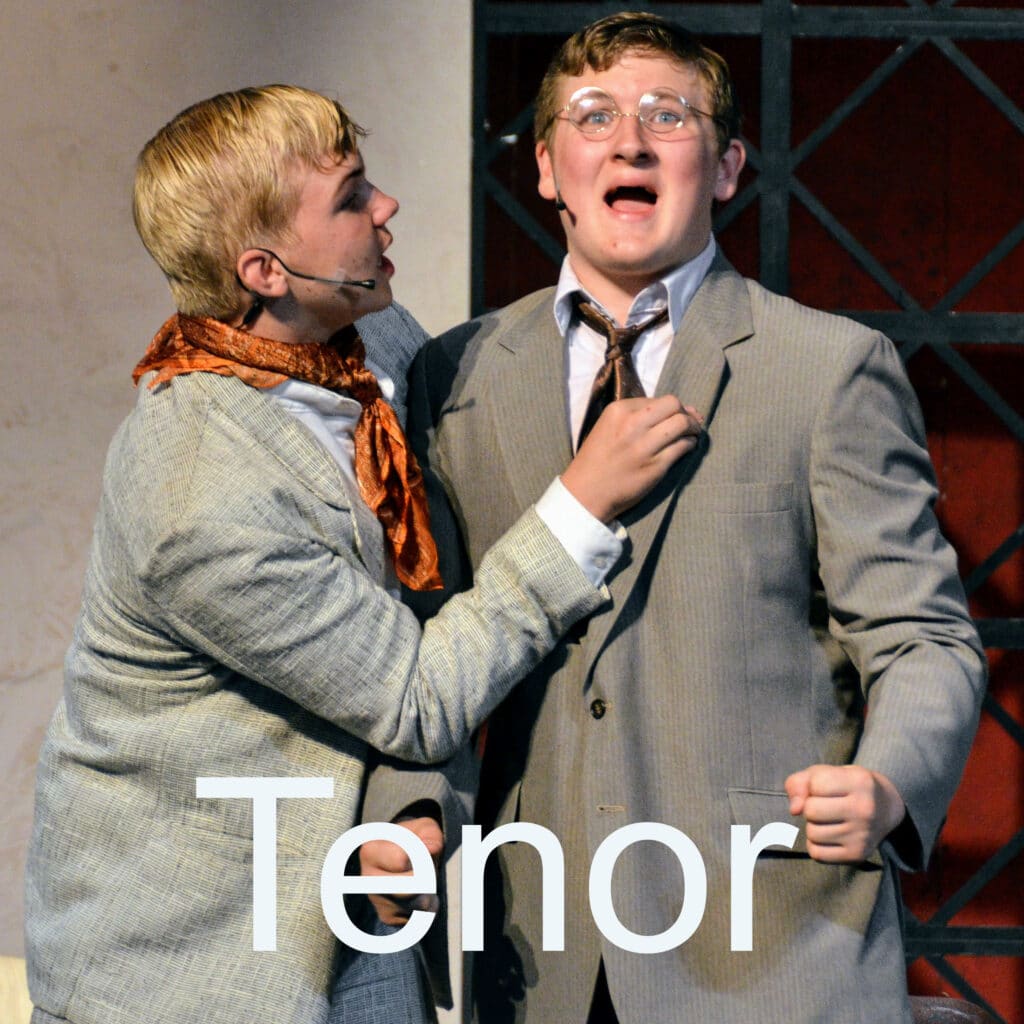 Lend Me a Tenor youth theater performance at summer camp.