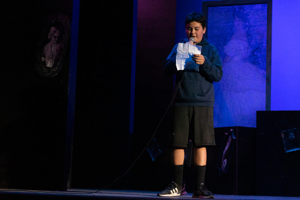 Long Lake Camp for the Arts actors showcasing Addams Family storyline