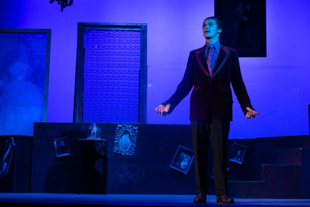 Addams Family ensemble cast performing at Long Lake Camp for the Arts