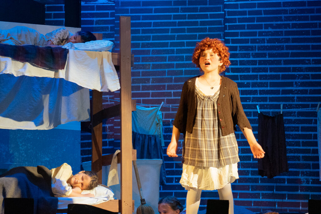 Annie storyline moment at Long Lake Camp for the Arts