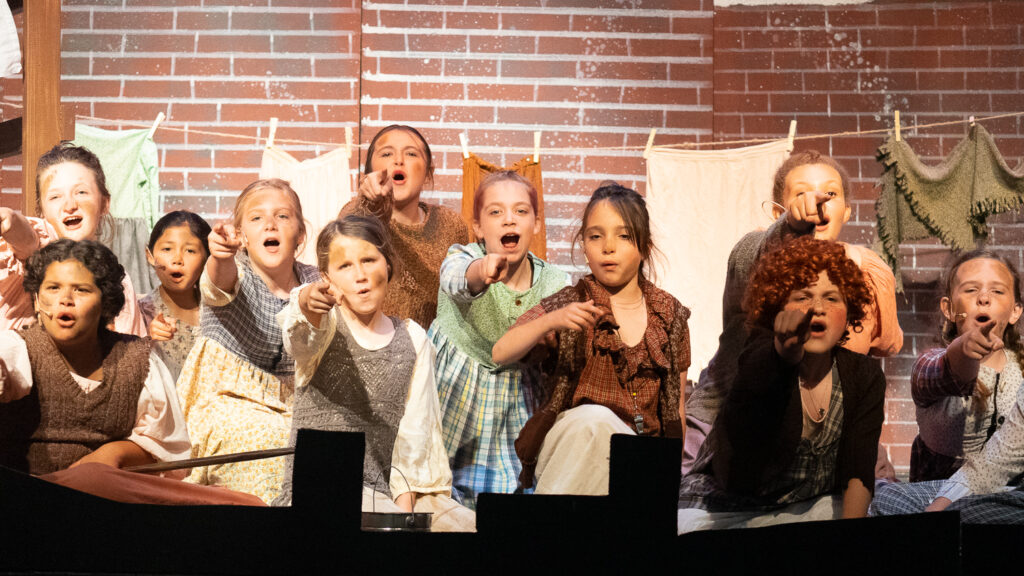 Annie musical number performed by Long Lake Camp for the Arts students