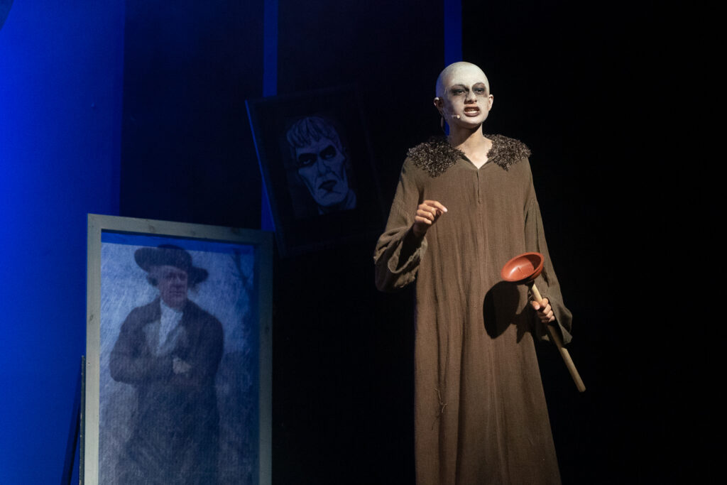 Long Lake Camp for the Arts teen actors in Addams Family musical