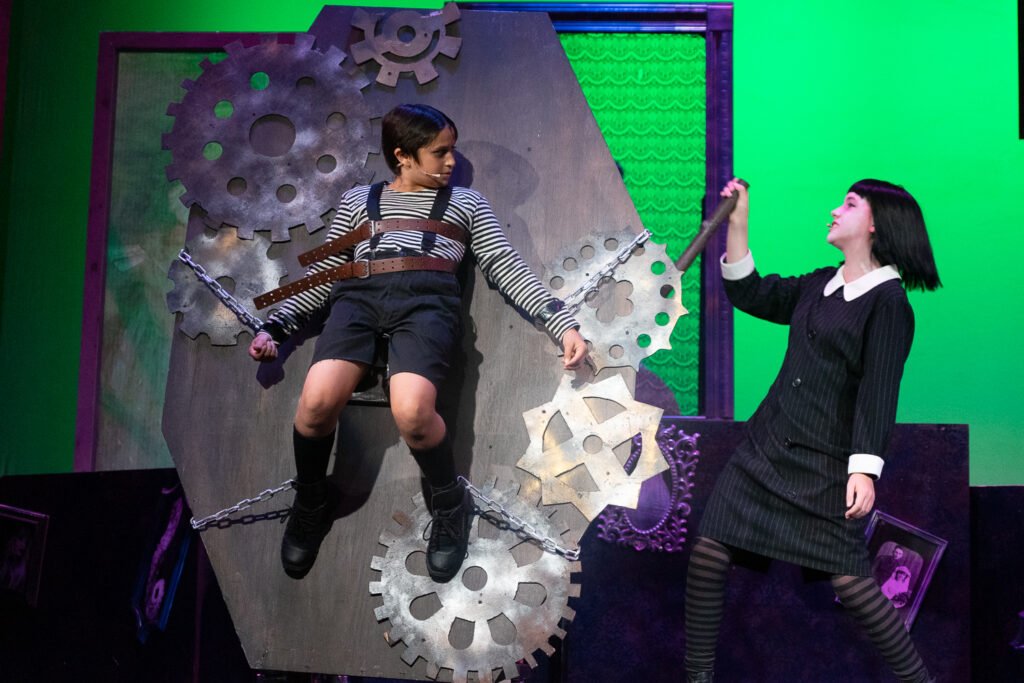 Long Lake Camp for the Arts actors showcasing Addams Family storyline
