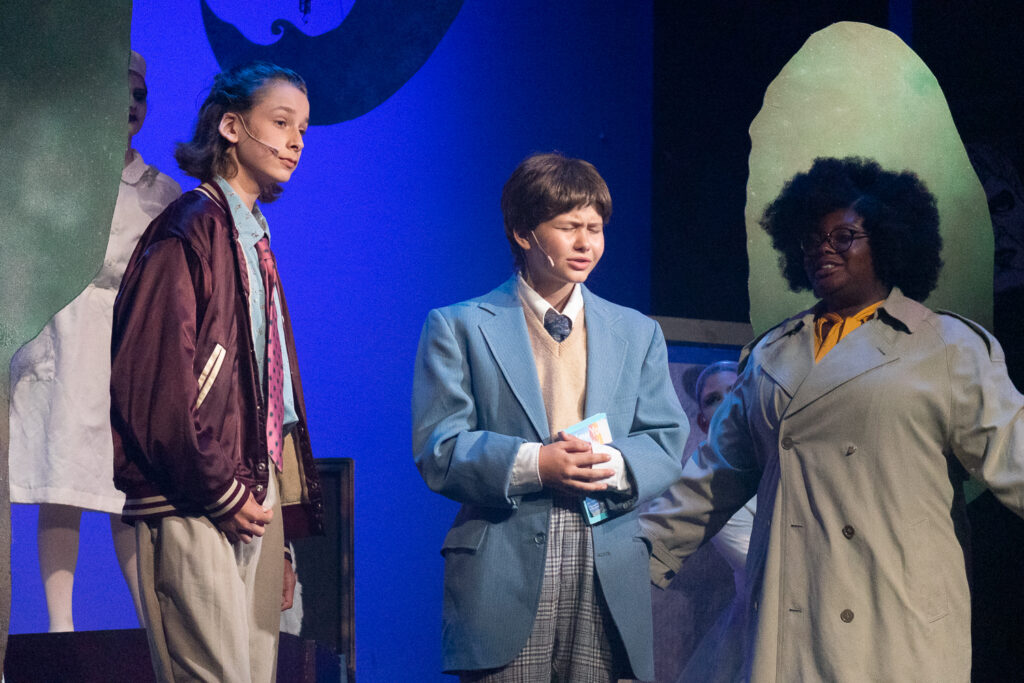Addams Family kids’ performance during Long Lake Camp for the Arts program