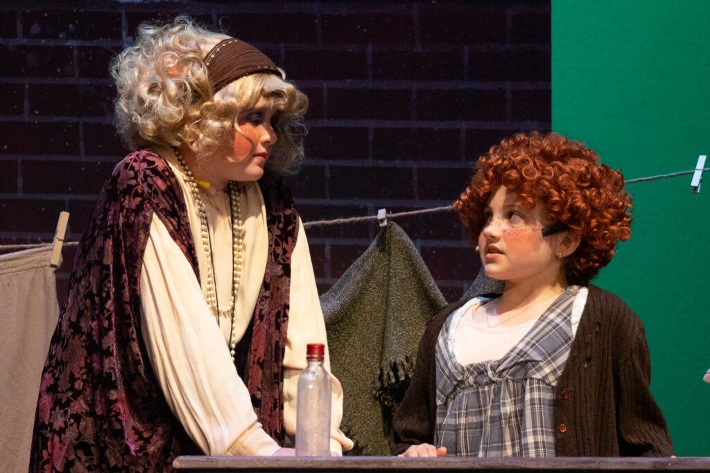 Annie cast presentation at Long Lake Camp for the Arts