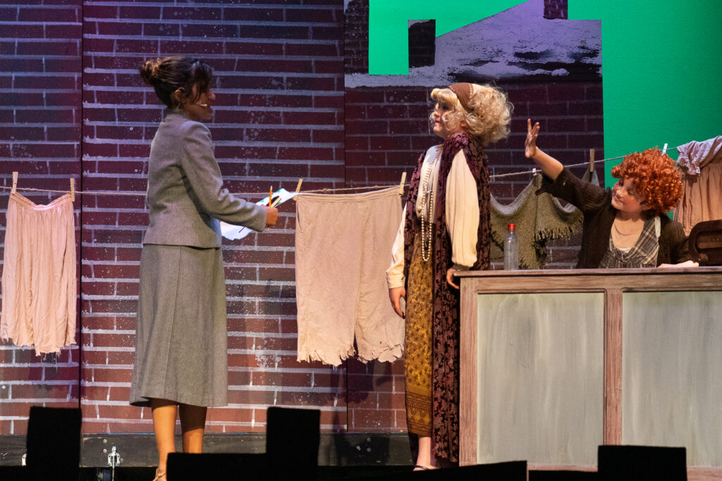 Long Lake Camp for the Arts campers in Annie storyline