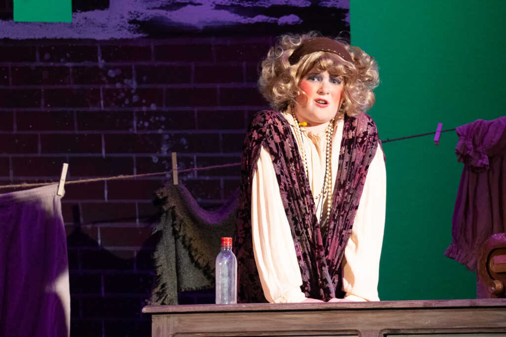 Annie show scene captured at Long Lake Camp for the Arts
