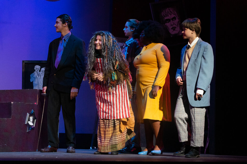 Addams Family youth theater at Long Lake Camp for the Arts