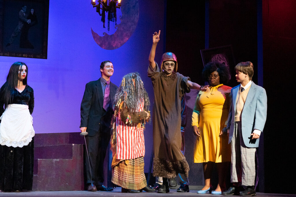Addams Family theater scene performed at Long Lake Camp for the Arts