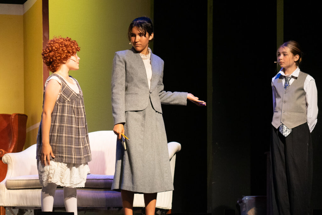 Annie storyline moment at Long Lake Camp for the Arts