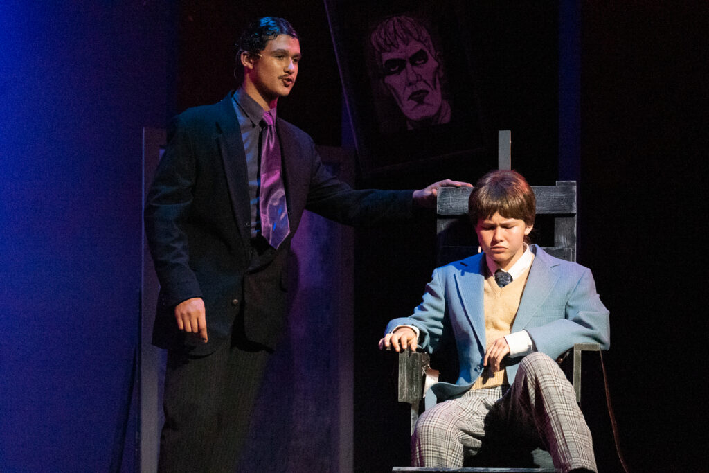 Addams Family musical scene by Long Lake Camp for the Arts students