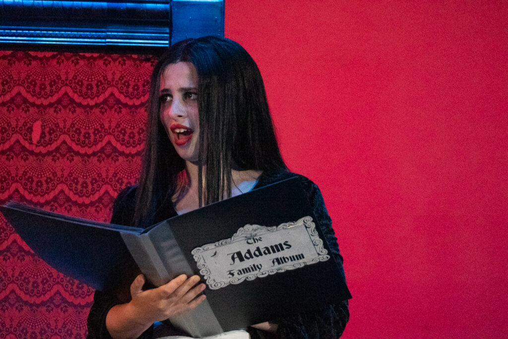 Long Lake Camp for the Arts theater kids acting in Addams Family