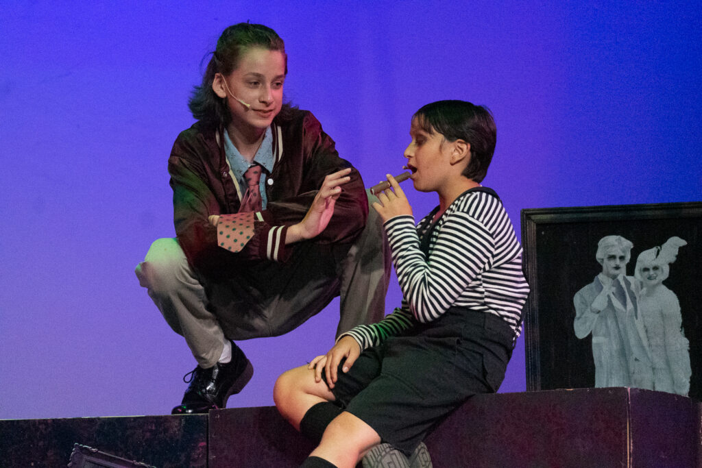 Long Lake Camp for the Arts production featuring Addams Family characters