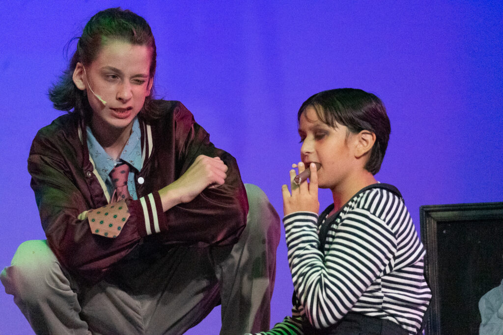 Addams Family moment captured at Long Lake Camp for the Arts