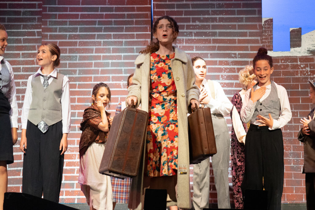 Long Lake Camp for the Arts theater scene from Annie