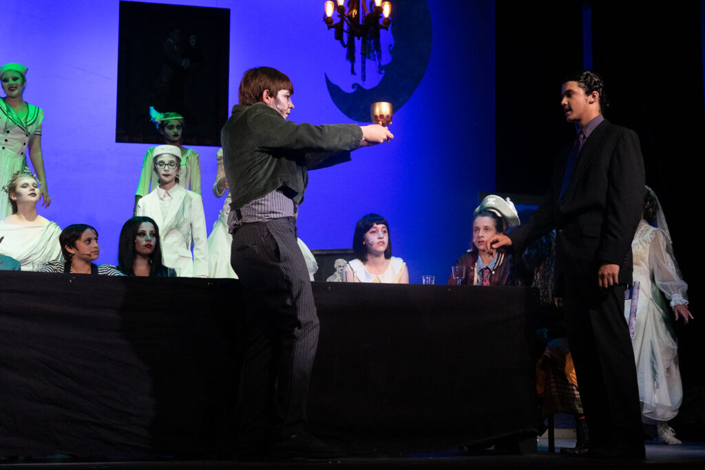 Long Lake Camp for the Arts showcasing their Addams Family cast