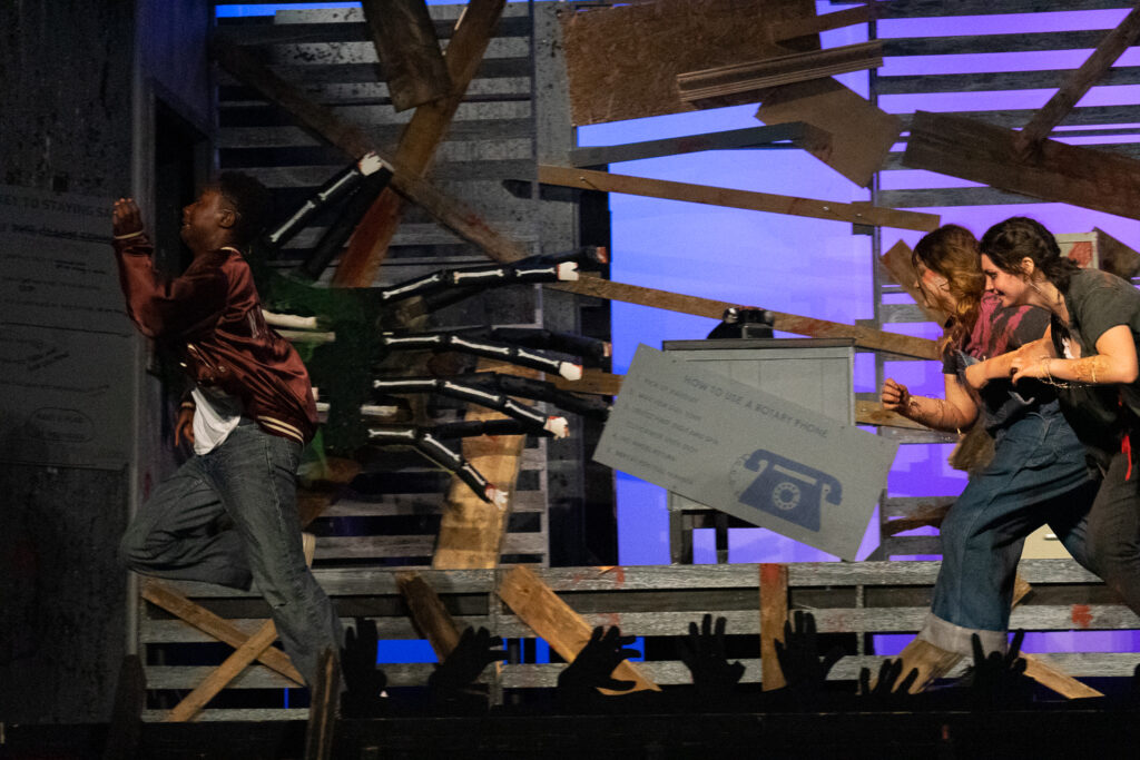 Campers performing in zombie-themed show at Long Lake Camp.”