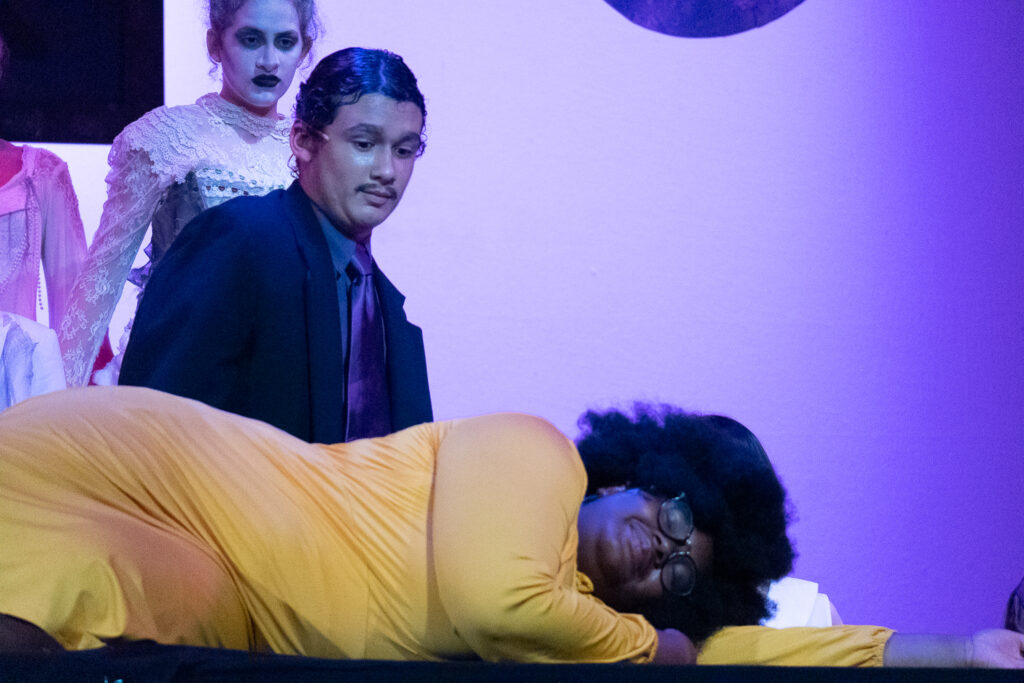 Long Lake Camp for the Arts performance highlighting Addams Family characters