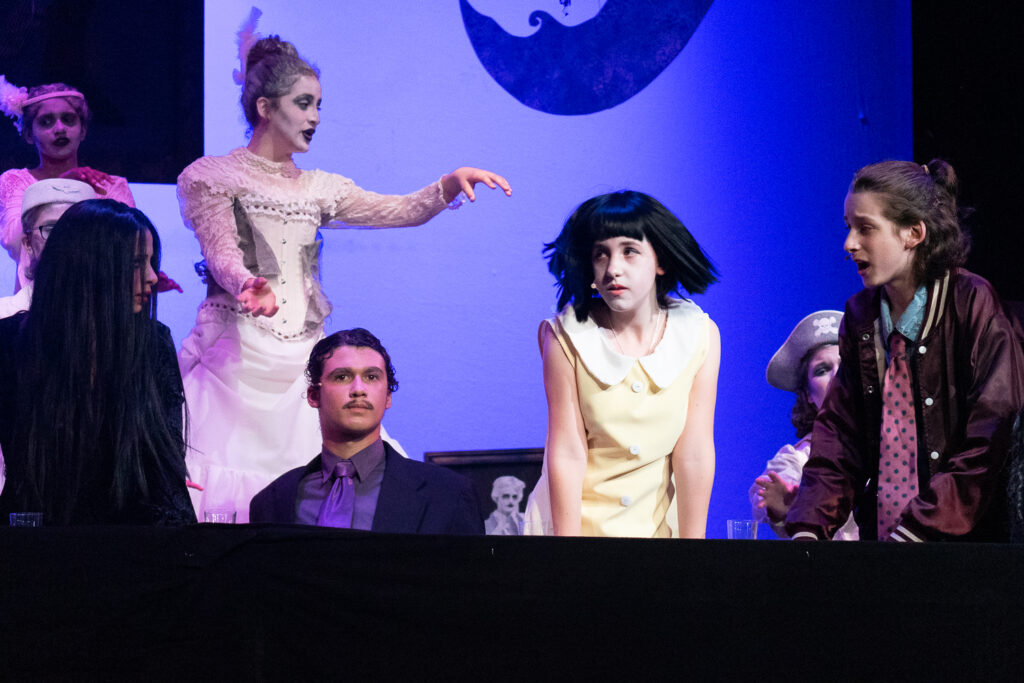 Long Lake Camp for the Arts youth presenting their Addams Family act