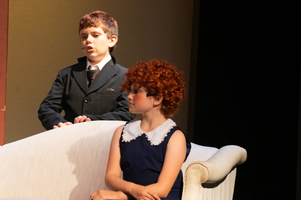 Annie play scene performed at Long Lake Camp for the Arts
