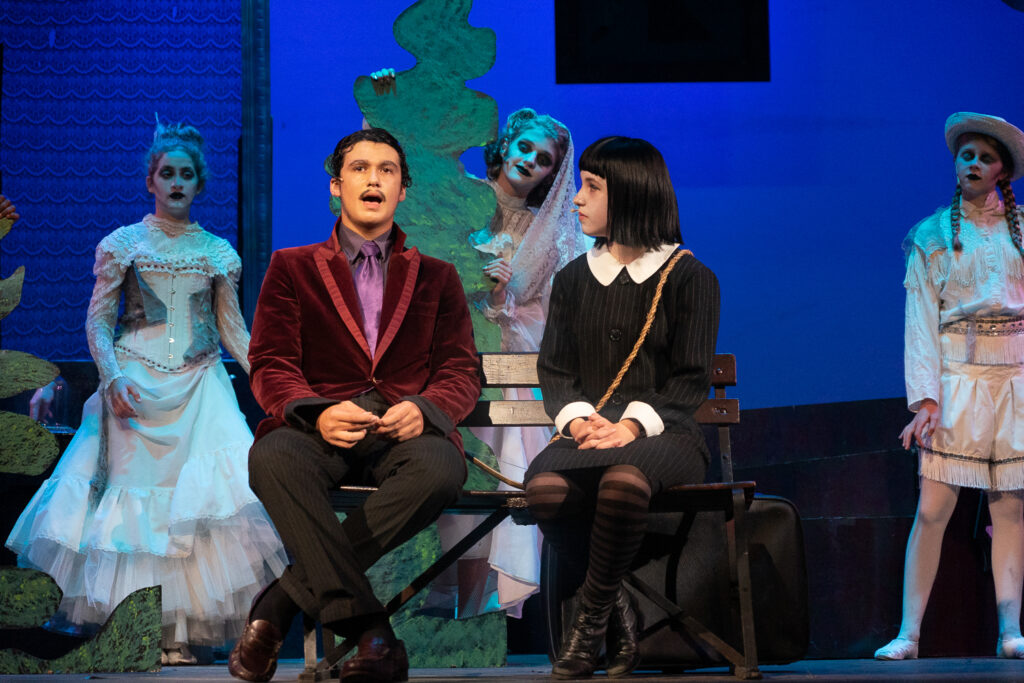 Addams Family youth theater performance at Long Lake Camp for the Arts