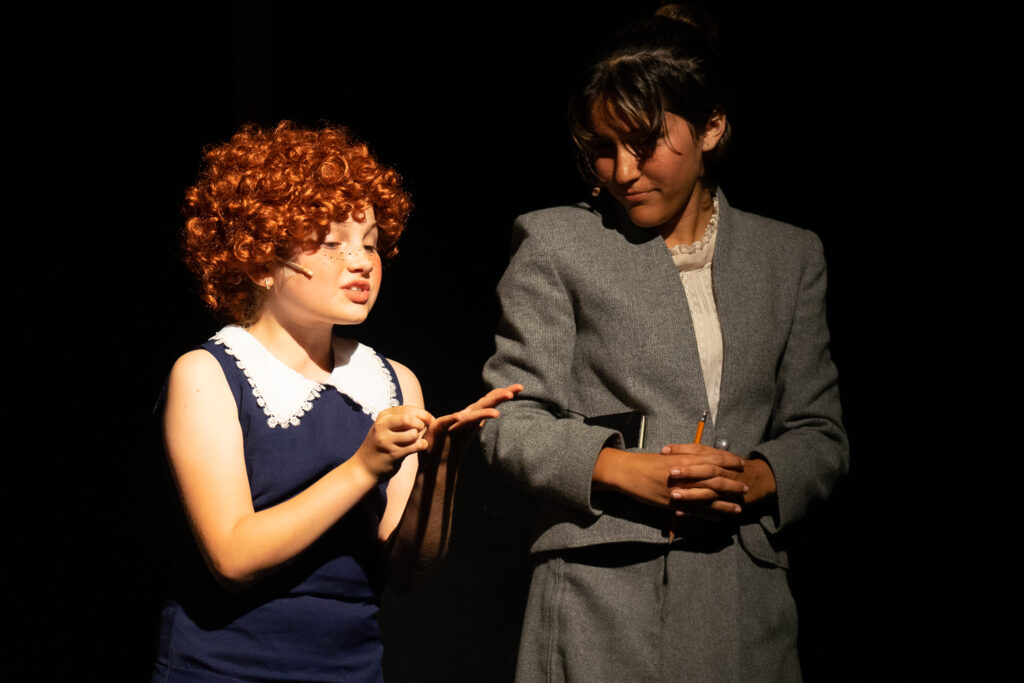 Annie stage performance at Long Lake Camp for the Arts