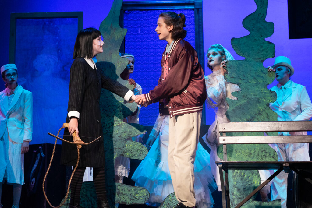 Long Lake Camp for the Arts production team presenting Addams Family