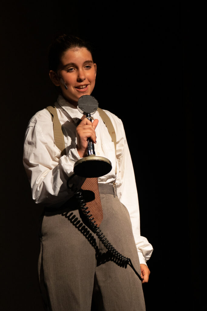 Annie musical acting scene directed at Long Lake Camp for the Arts