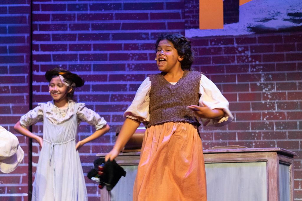 Long Lake Camp for the Arts youth ensemble in Annie show
