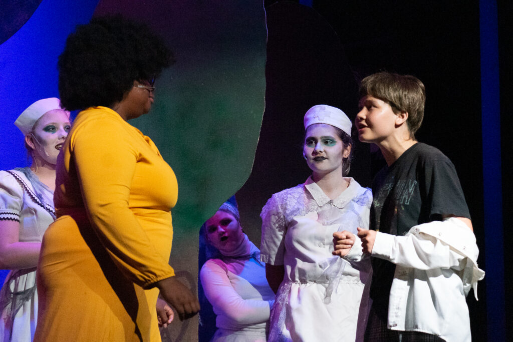 Long Lake Camp for the Arts production featuring Addams Family characters