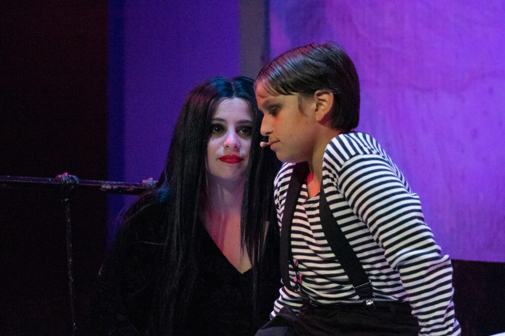 Long Lake Camp for the Arts youth theater in Addams Family show