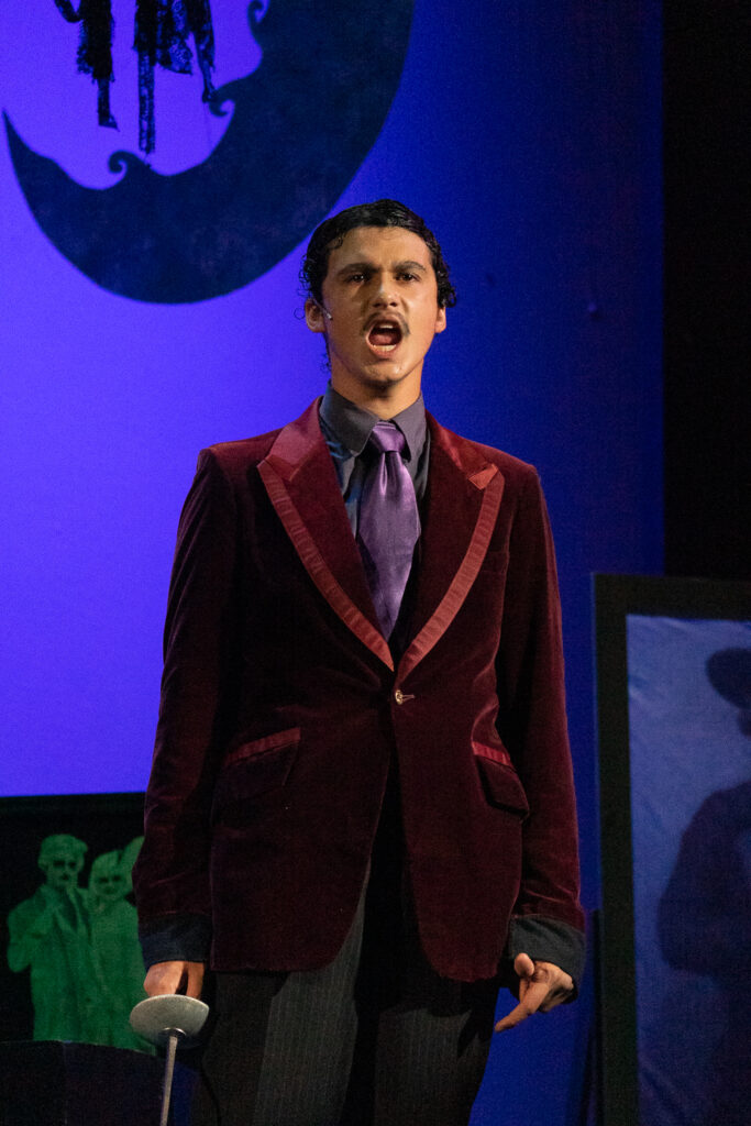 Long Lake Camp for the Arts drama student performing Addams Family