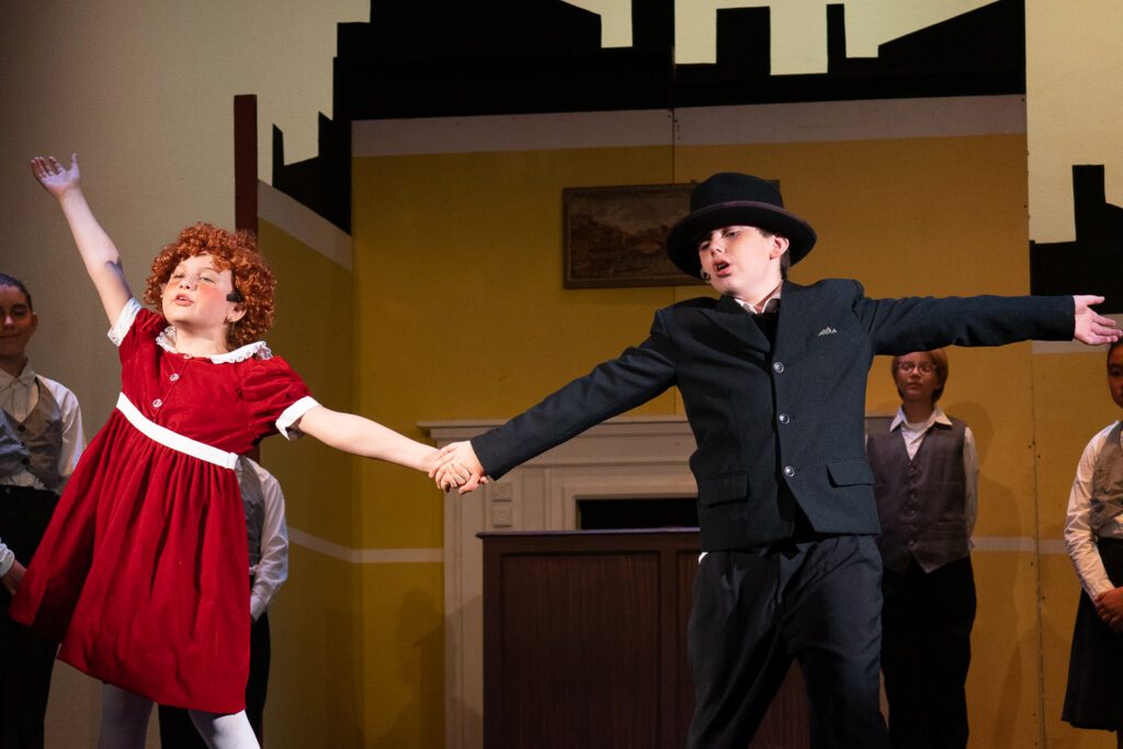 Annie musical number performed by Long Lake Camp for the Arts students