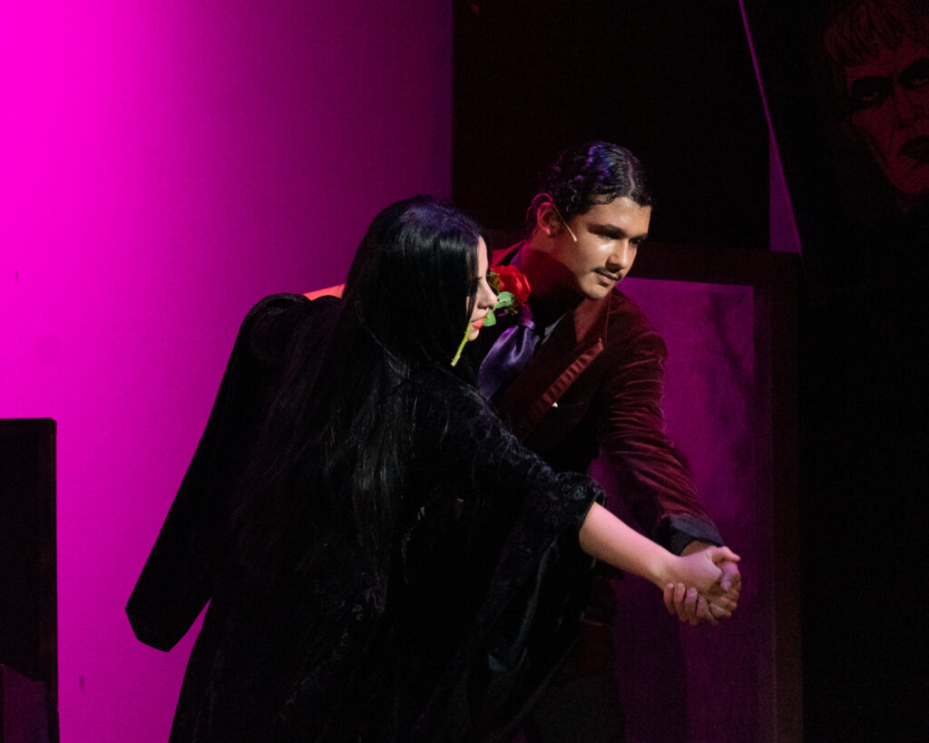 Addams Family musical moment at Long Lake Camp for the Arts