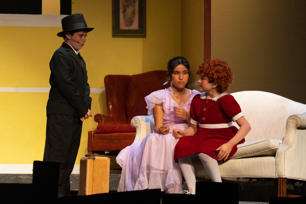 Long Lake Camp for the Arts theater program performing Annie