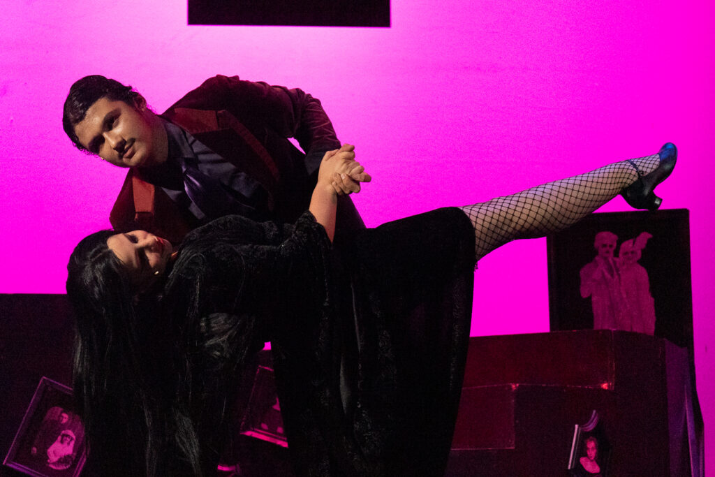 Addams Family drama performance at Long Lake Camp for the Arts
