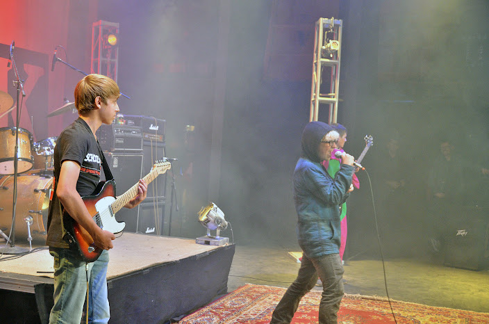 rock – Long Lake Camp For The Arts A band playing music on stage