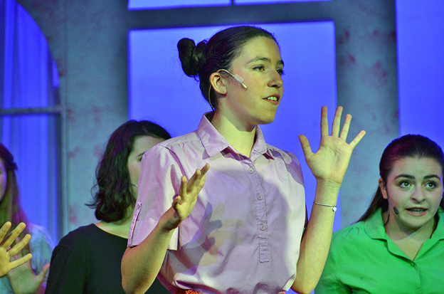 kid-hand – Long Lake Camp For The Arts A teenager doing hand gestures