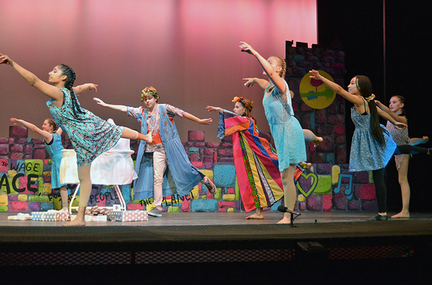 kids-stage – Long Lake Camp For The Arts A group of teenagers dancing on the stage