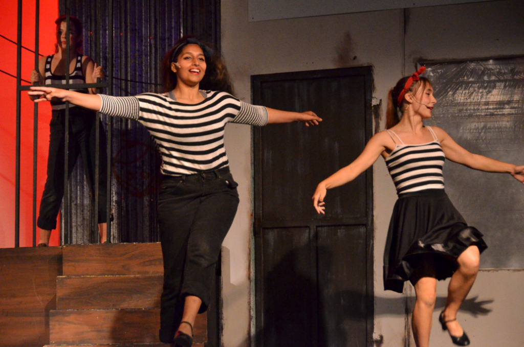 Picture22 – Long Lake Camp For The Arts Campers performing All Shook Up on stage.